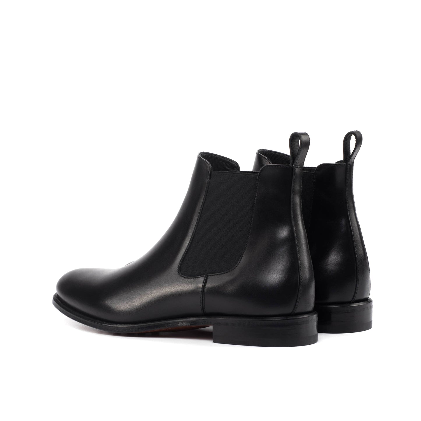 Justin - Classic Mandeaux Black Chelsea Boots Box Calf Leather luxury Black Owned Anchorage Alaska Inglewood Houston Dallas Chicago Philadelphia New York