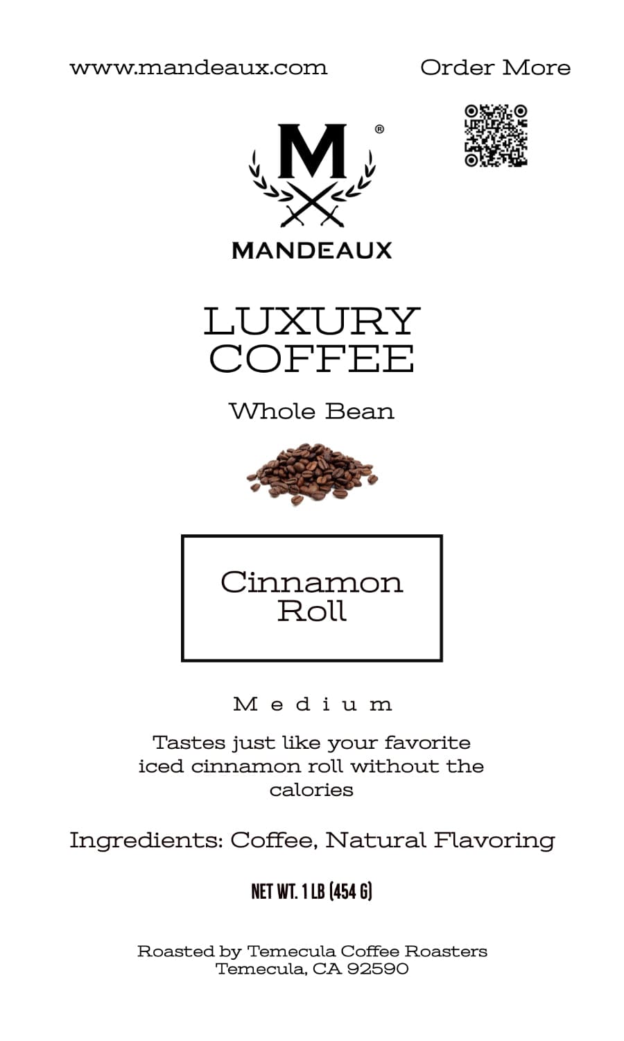Mandeaux® Cinnamon Roll Coffee - Mandeaux®