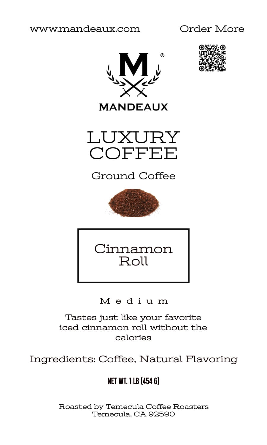 Mandeaux® Cinnamon Roll Coffee - Mandeaux®