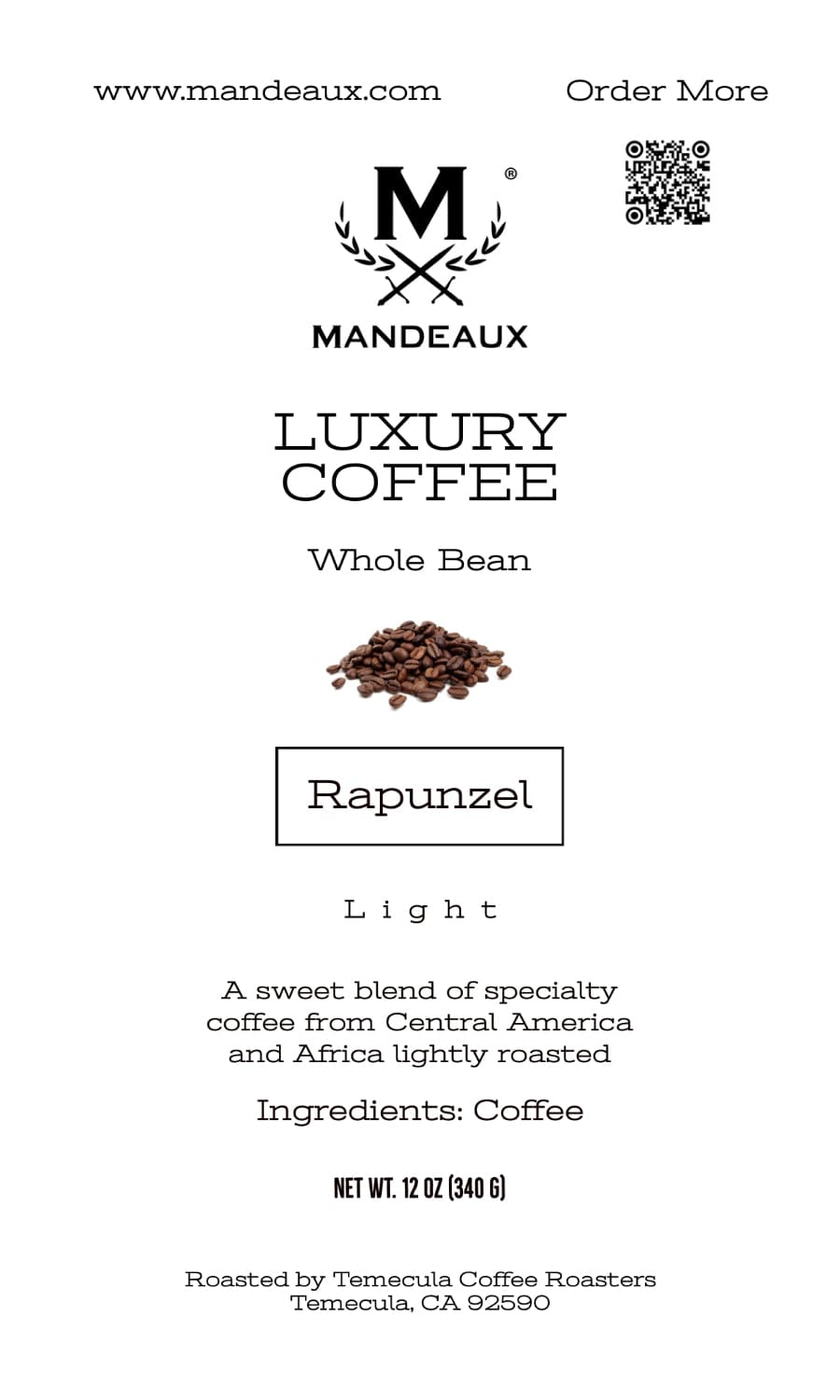 Mandeaux® Rapunzel Coffee - Mandeaux