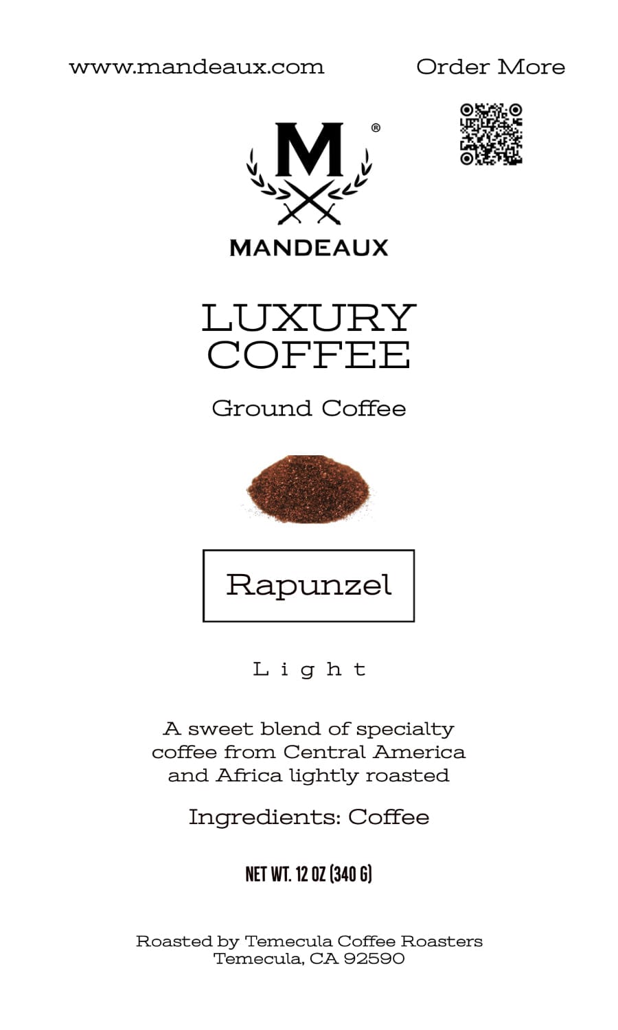 Mandeaux® Rapunzel Coffee - Mandeaux