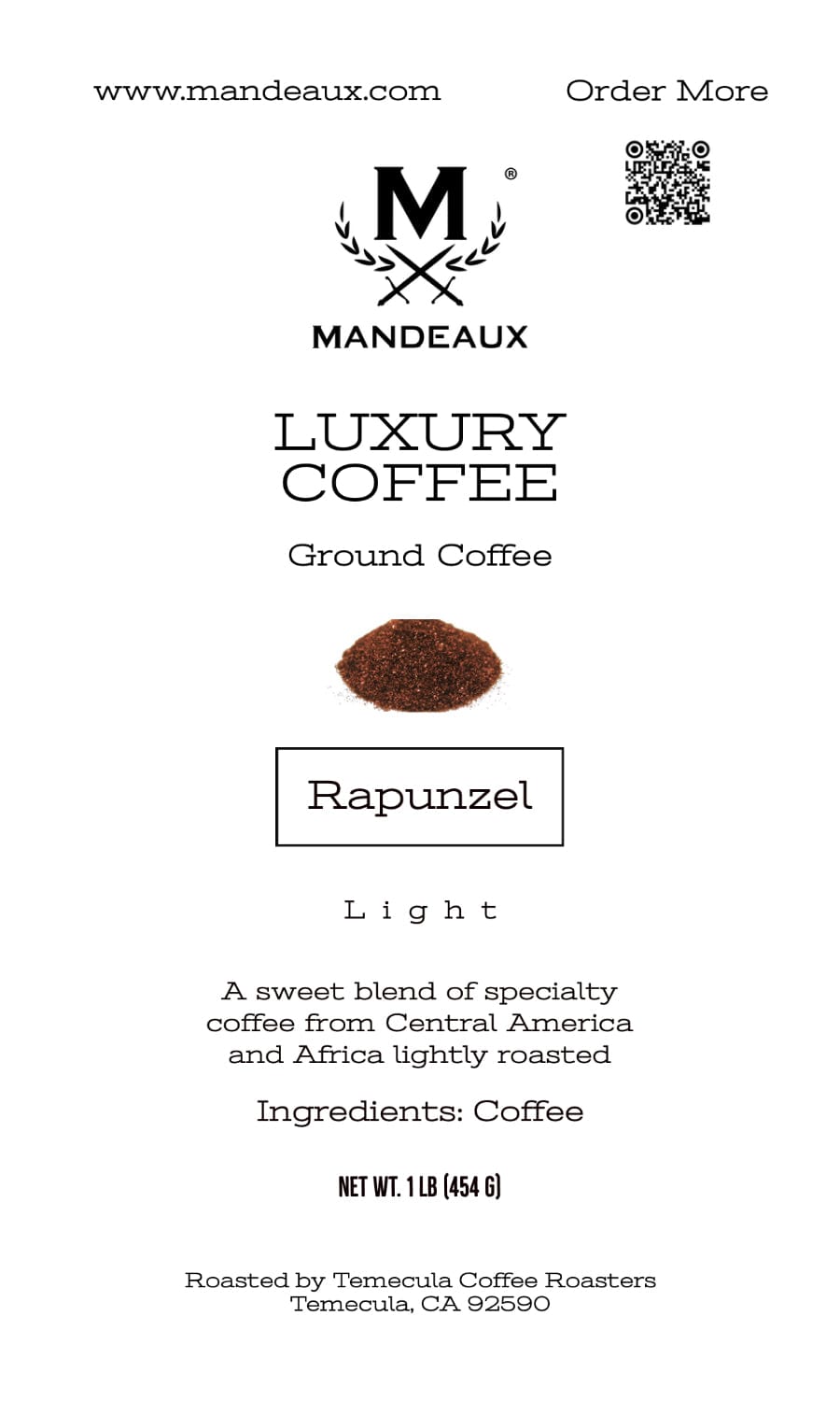 Mandeaux® Rapunzel Coffee - Mandeaux