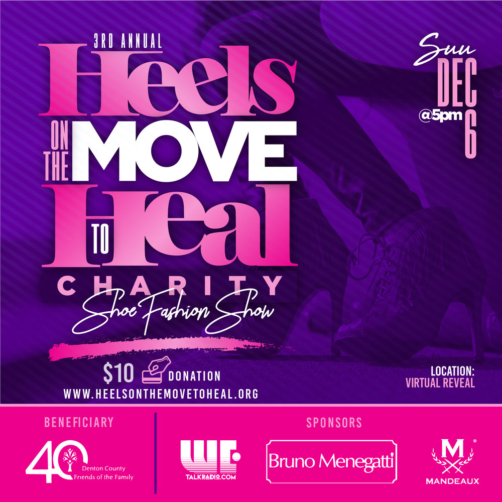 Mandeaux® partners with Dallas, Texas charity, Heels On The Move To Heal