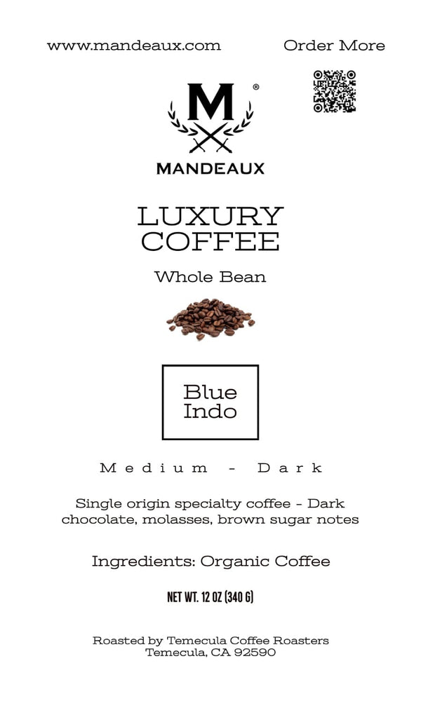 Mandeaux® Blue Indo Coffee - Mandeaux