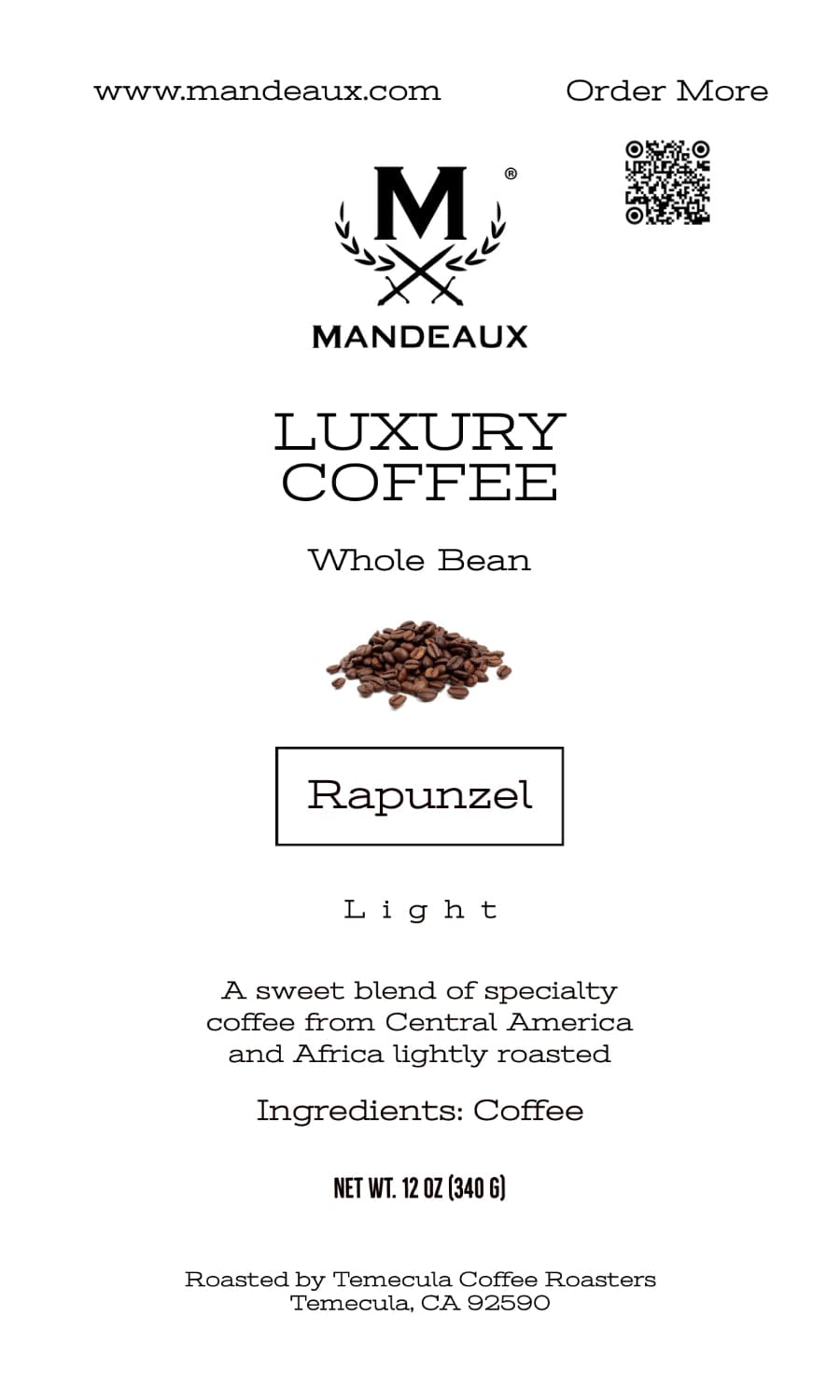
                  
                    Mandeaux® Rapunzel Coffee - Mandeaux
                  
                