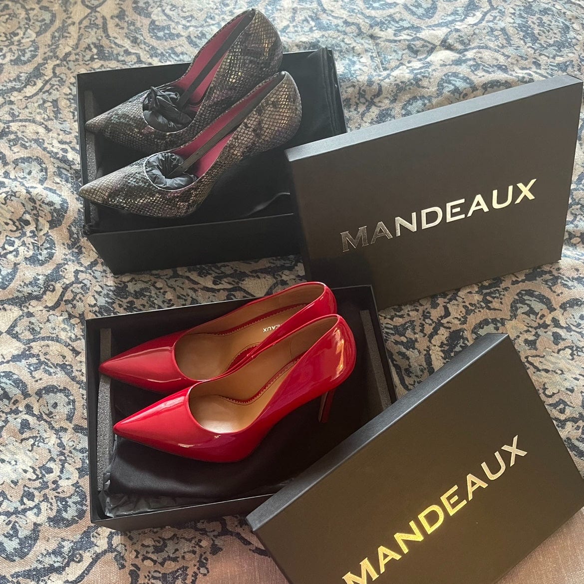 
                  
                    Custom Mandeaux® Heels - Mandeaux® Mandeaux® Customize Women’s Heels 3 inch 4 inch stiletto luxury Black Owned Anchorage Alaska
                  
                